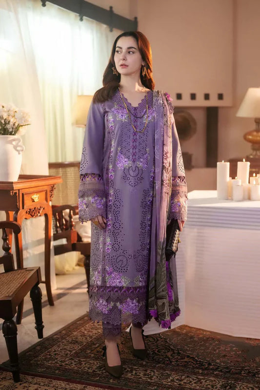 Jade Dhanak Embroidered 3 Piece | JE100