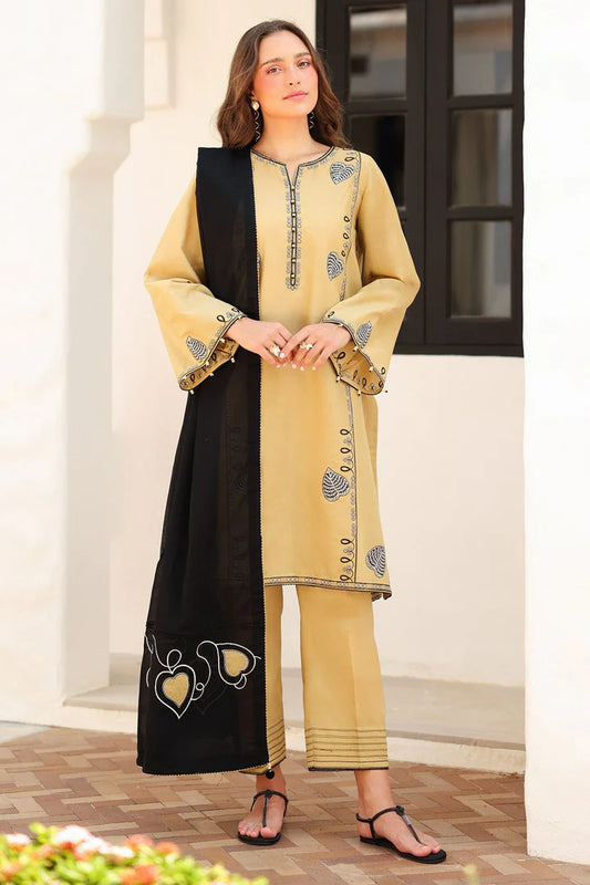 Jazmin Dhanak Embroidered 3 Piece | JZ105