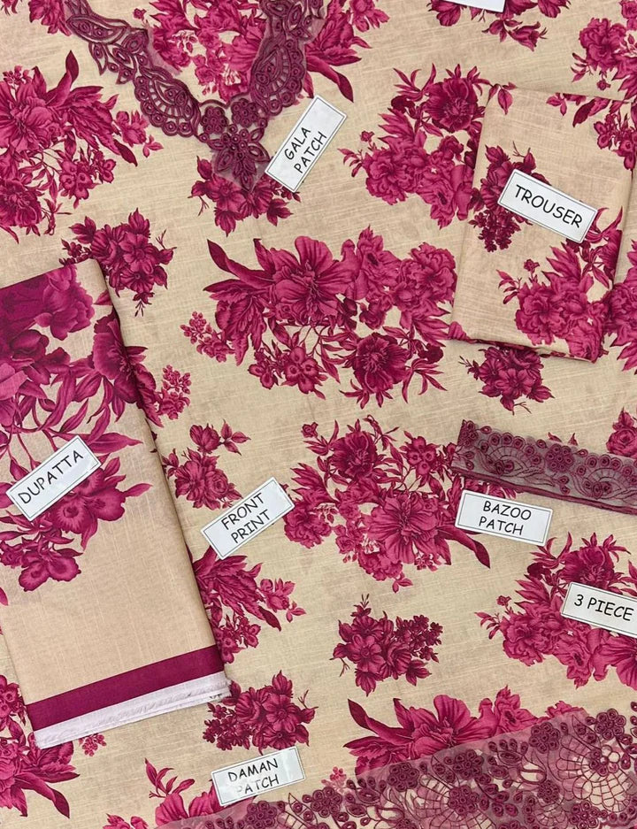 Iznik Khaddar Embroidered 3 Piece | IZ122