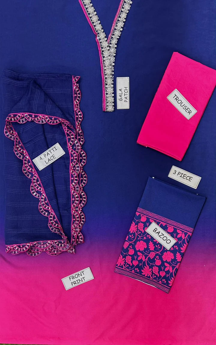 Zainab Chottani Shamoz Silk Embroidered 3 Piece | ZC105