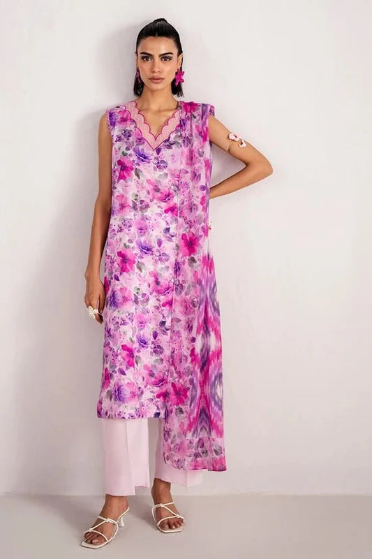 Baroque Viscose Digital Printed 3 Piece - BQ106