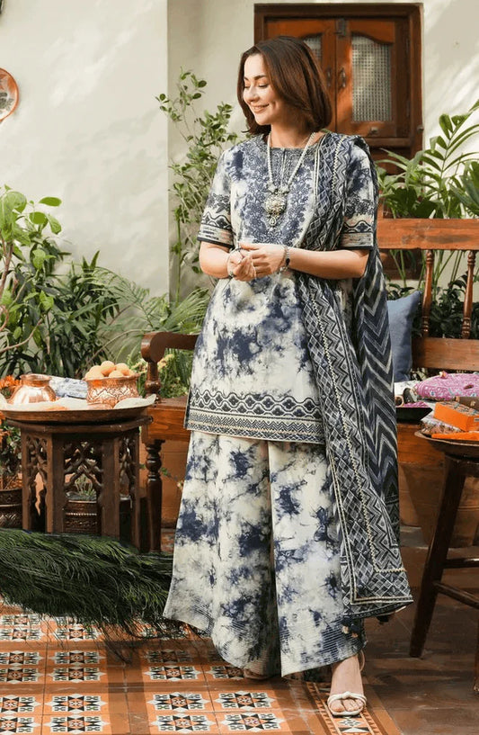 Sapphire Dhanak Embroidered 3 Piece - SP105