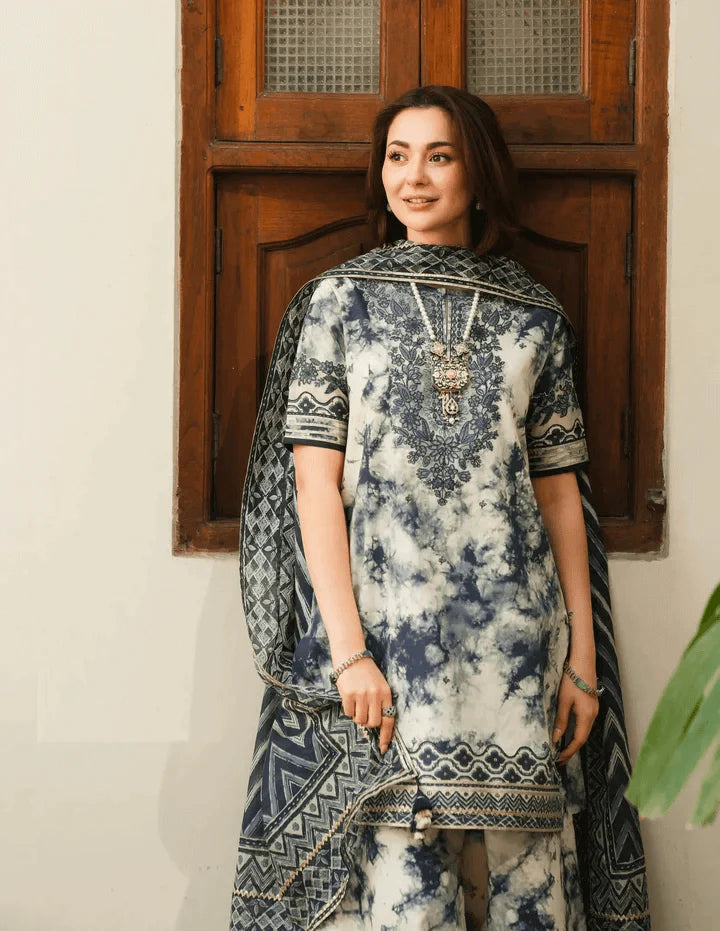 Sapphire Dhanak Embroidered 3 Piece - SP105