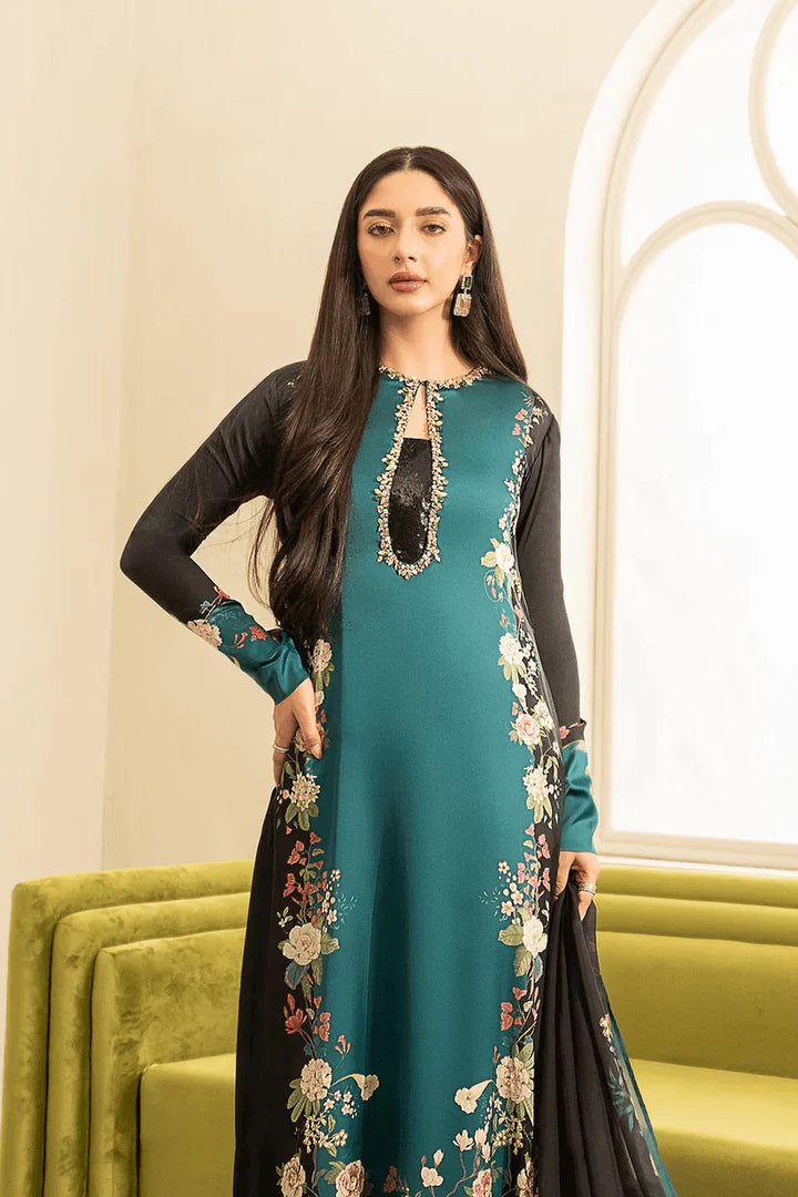 Lulusar Silk Digital Printed 3 Piece - LR100