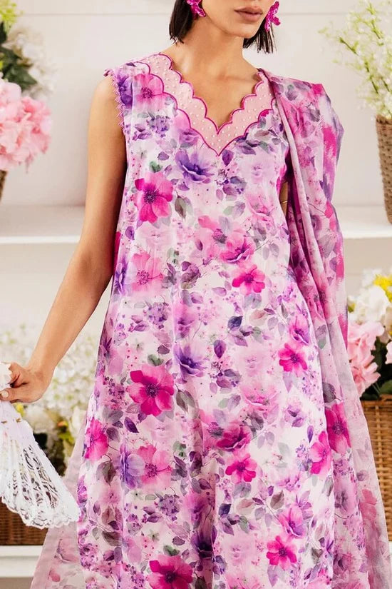 Baroque Viscose Digital Printed 3 Piece - BQ106