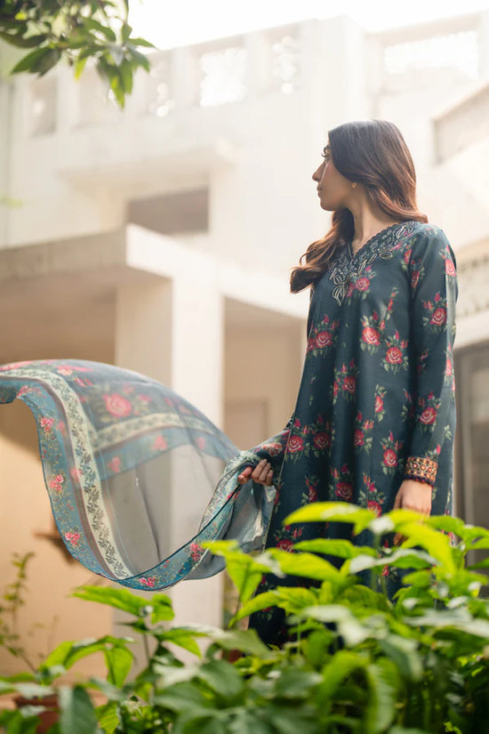 BAROQUE Khaddar Digital Printed 3 Piece - BQ100