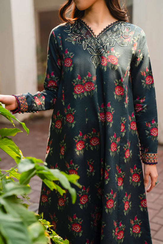 BAROQUE Khaddar Digital Printed 3 Piece - BQ100