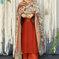 Aisling Dhanak Embroidered 3 Piece - AL105