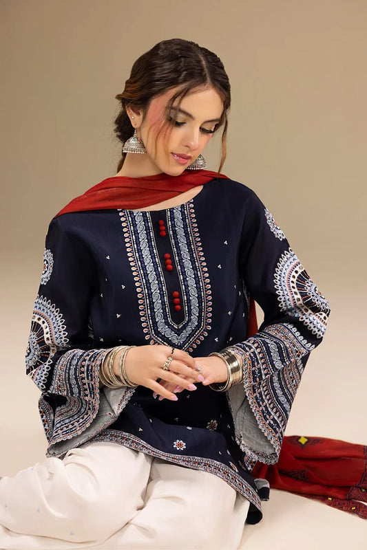 Jazmin Dhanak Embroidered 3 Piece - JZ103