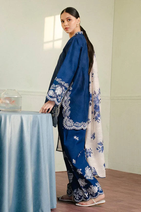Zara Dhanak Embroidered 3 Piece - ZR101