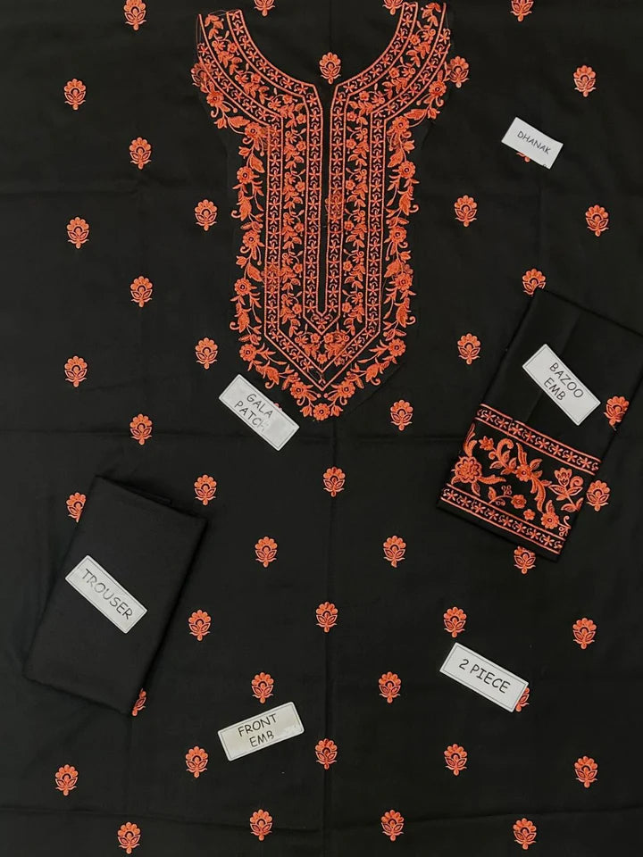 Asimjofa Dhanak Embroidered 2 Piece - AJ100