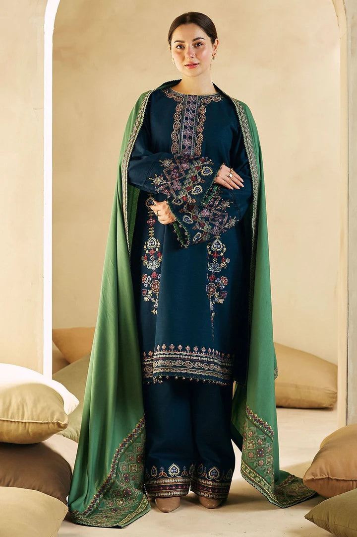 Zara Dhanak Embroidered 3 Piece - ZR103