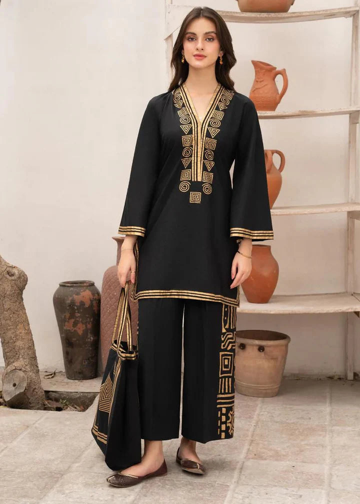 Lulusar Dhanak Embroidered 2 Piece - LR121