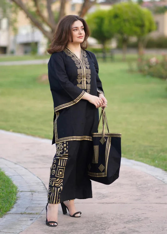 Lulusar Dhanak Embroidered 2 Piece - LR121