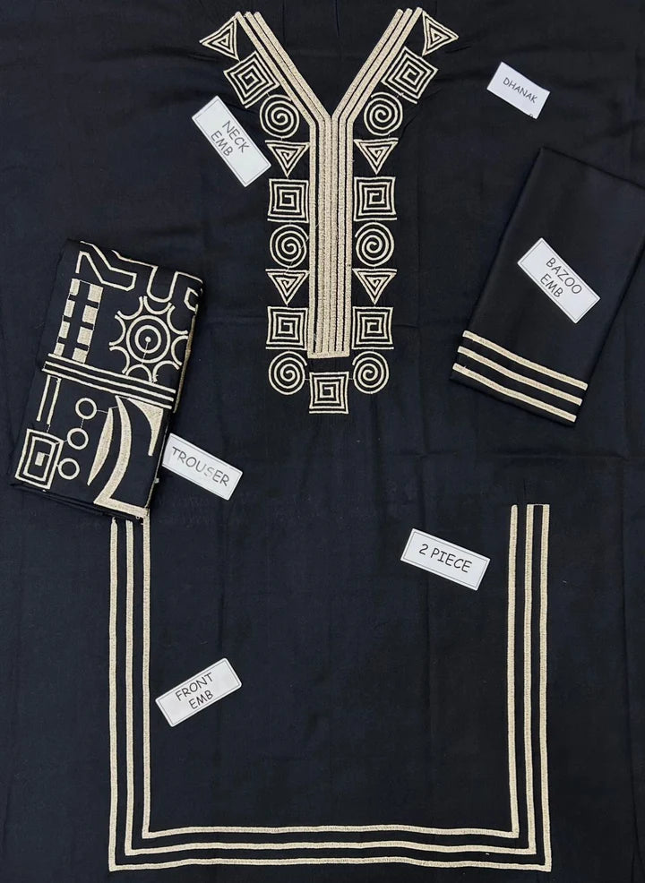 Lulusar Dhanak Embroidered 2 Piece - LR121