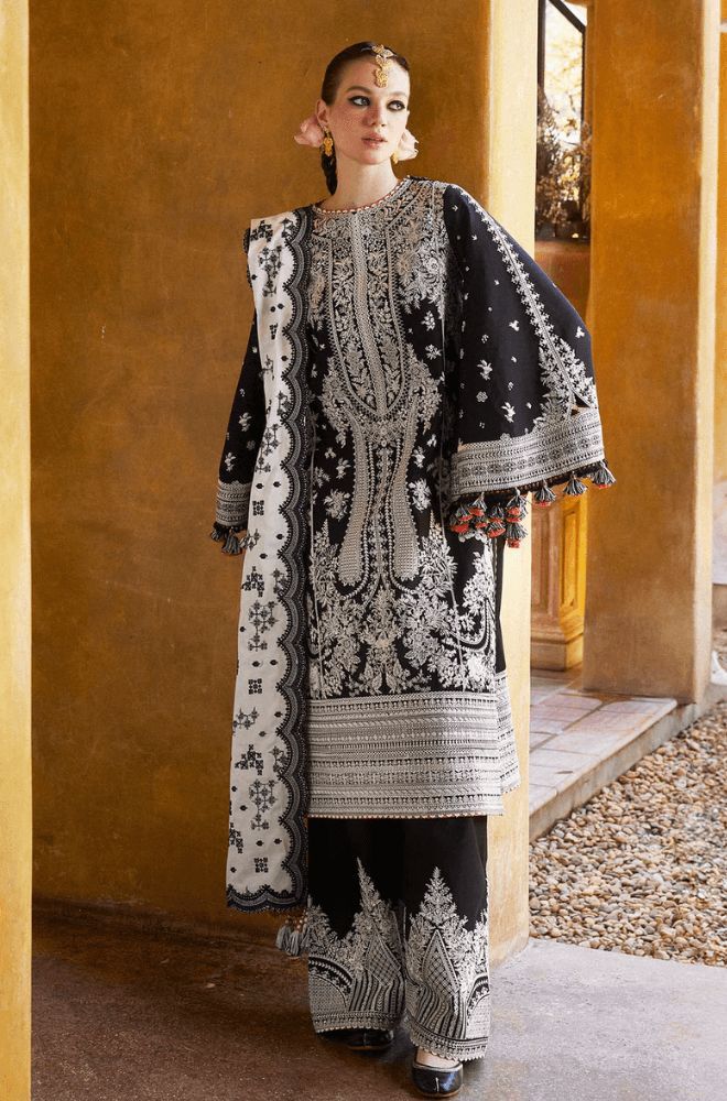 Charizma Dhanak Embroidered 3 Piece | CA100