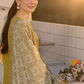 Qalamkar Dhanak Embroidered 3 Piece - QR101