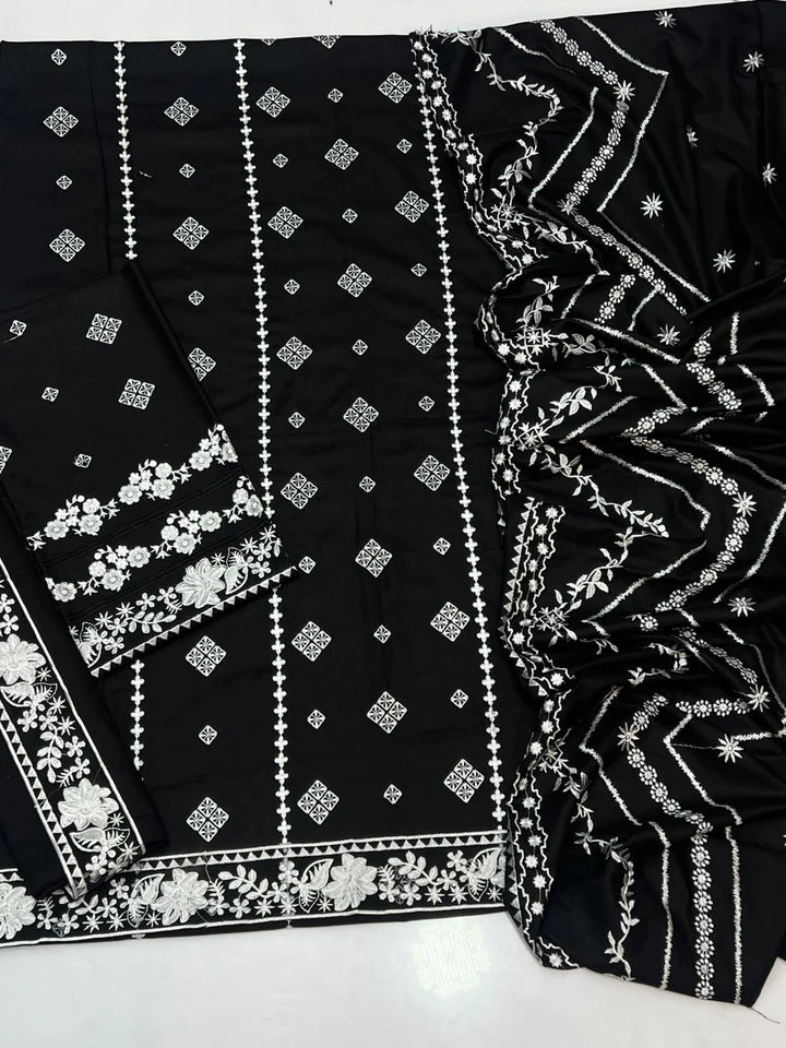 Bareeze Dhanak Embroidered 3 Piece | BZ102