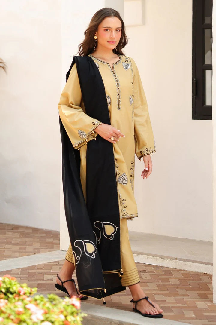 Jazmin Dhanak Embroidered 3 Piece | JZ105