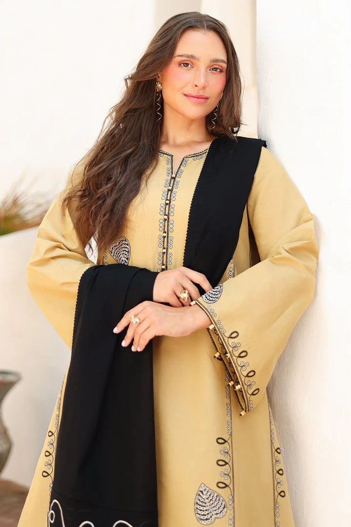 Jazmin Dhanak Embroidered 3 Piece | JZ105