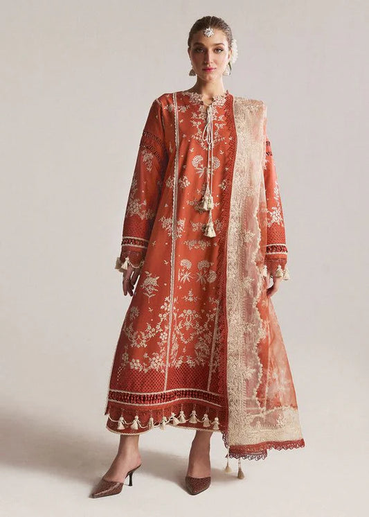 Maria.B. Dhanak Embroidered 3 Piece | MB107