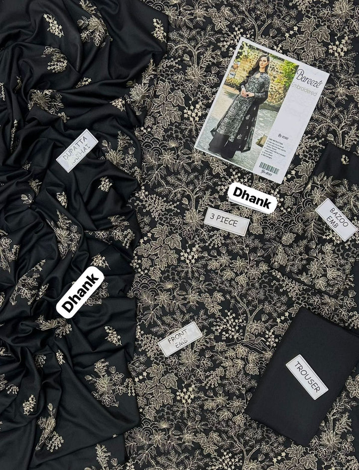 Bareeze Dhanak Embroidered 3 Piece | BZ100