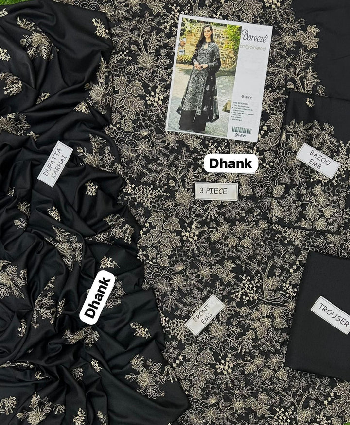 Bareeze Dhanak Embroidered 3 Piece | BZ100