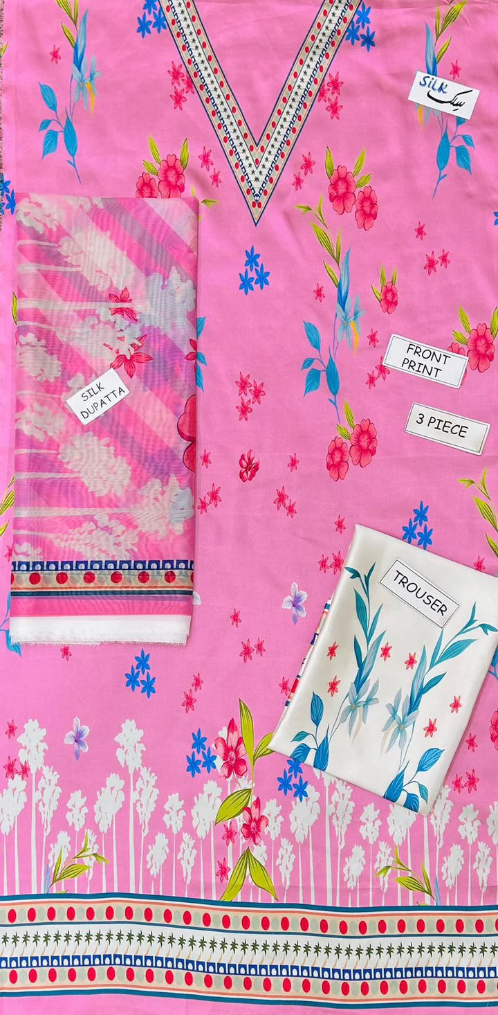 Lulusar Silk Digital Printed 3 Piece | LR123