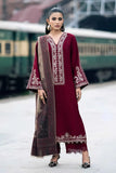 Izel Dhanak Embroidered 3 Piece | IL100