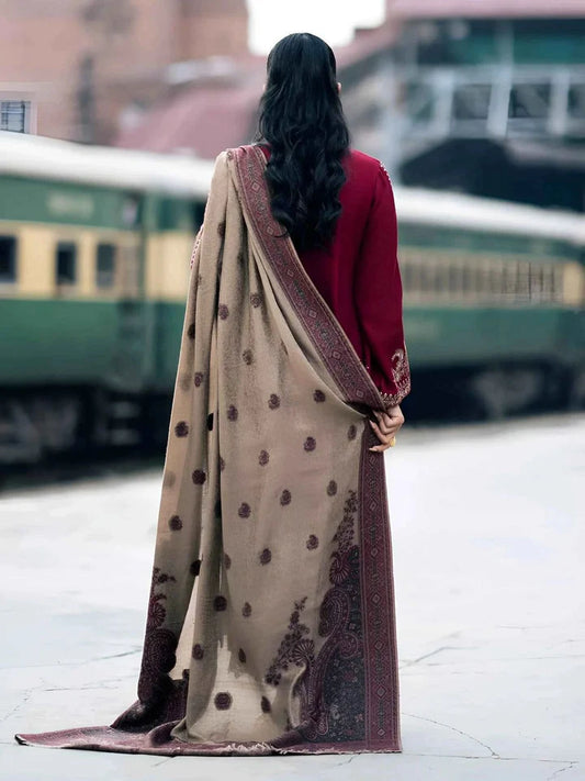 Izel Dhanak Embroidered 3 Piece | IL100