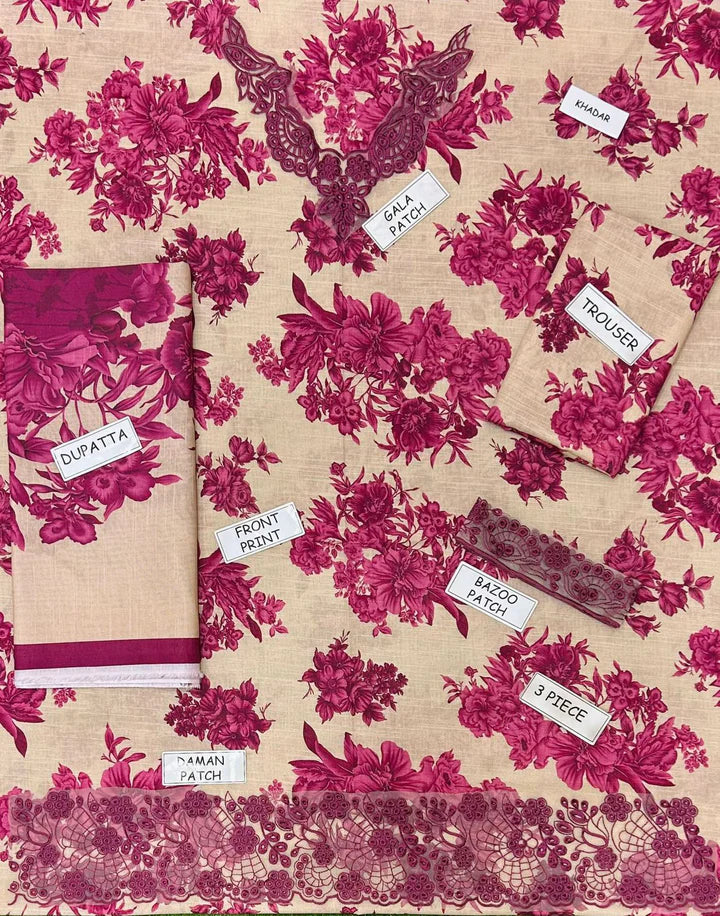 Iznik Khaddar Embroidered 3 Piece | IZ122