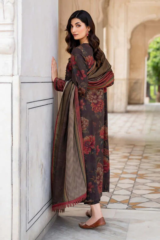 Baroque Dhanak Embroidered 3 Piece - BQ117