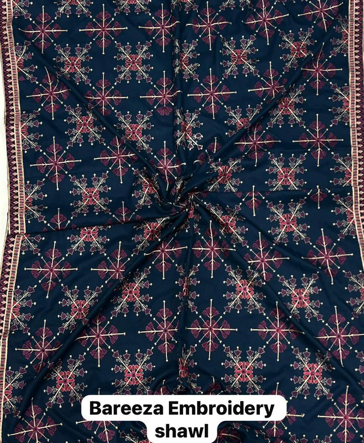 Bareeze Dhanak Embroidered Shawl | BZSL1