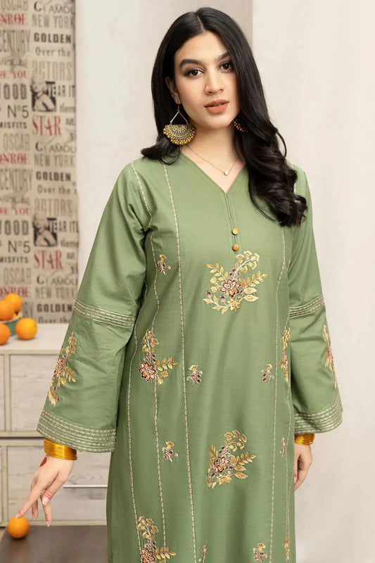 Urge Dhanak Embroidered 3 Piece - UG100