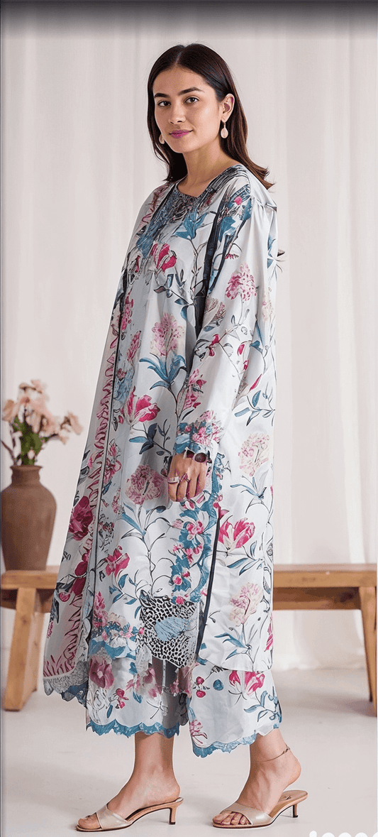 KHAADI Khaddar Digital Printed 3 Piece - KD101