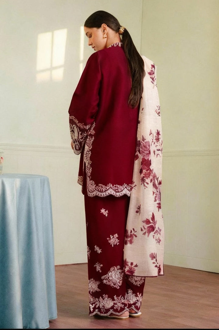 Zara Dhanak Embroidered 3 Piece - ZR100
