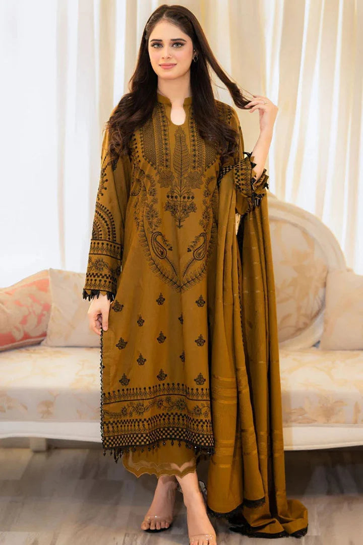 Libaas Dhanak Embroidered 3 Piece - LS100