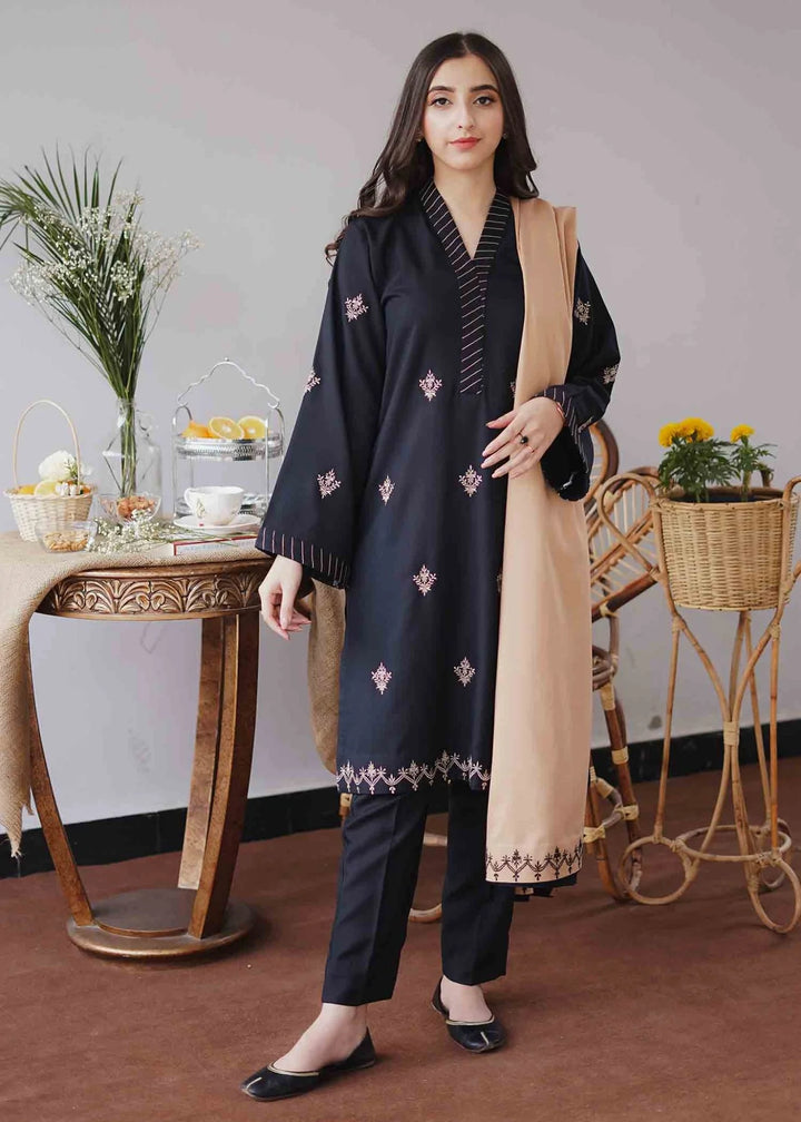 Aisling Dhanak Embroidered 3 Piece - AL102