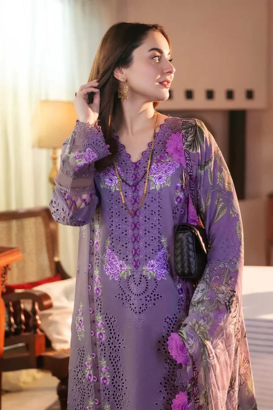 Jade Dhanak Embroidered 3 Piece | JE100