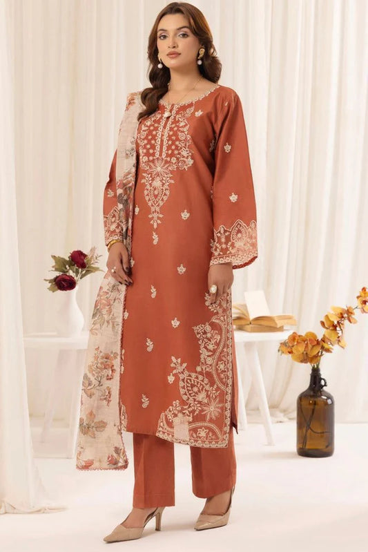 Mohagni Dhanak Embroidered 3 Piece - MG101